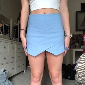 Baby-blue Envelope Skirt